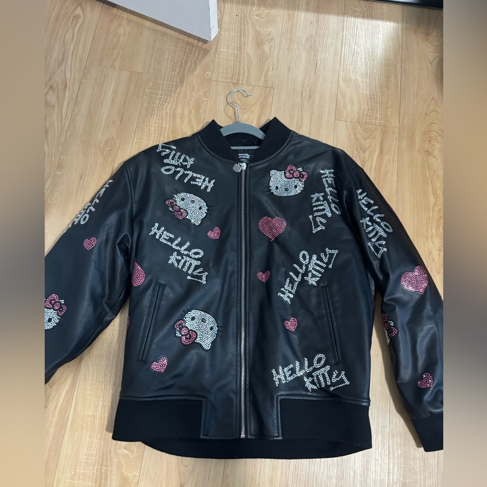 Bedazzled Hello Kitty Bomber Jacket